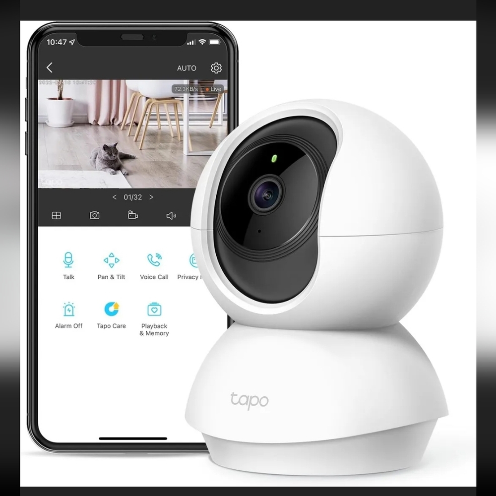 TP-Link Tapo C200 1080p Pan/Tilt Security Camera NIB